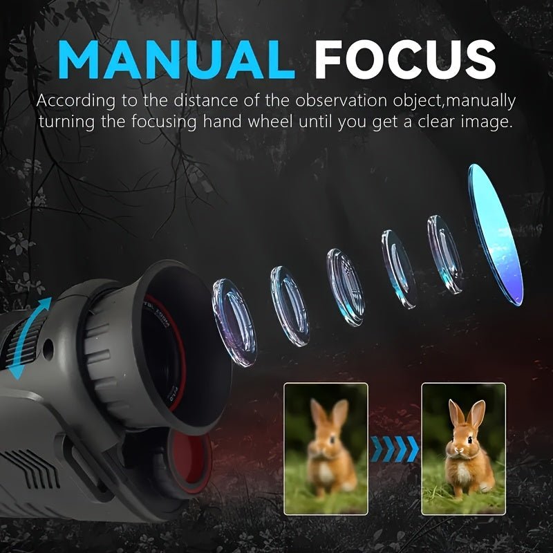10X Digital Zoom Infrared Monocular with LED Light - Unlucky’s Shop