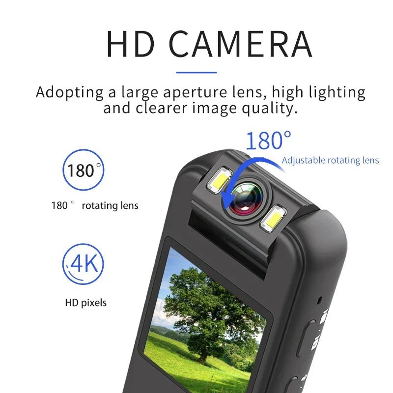 4K HD Camcorder Night Vision Law Enforcement Recorder - Unlucky’s Shop