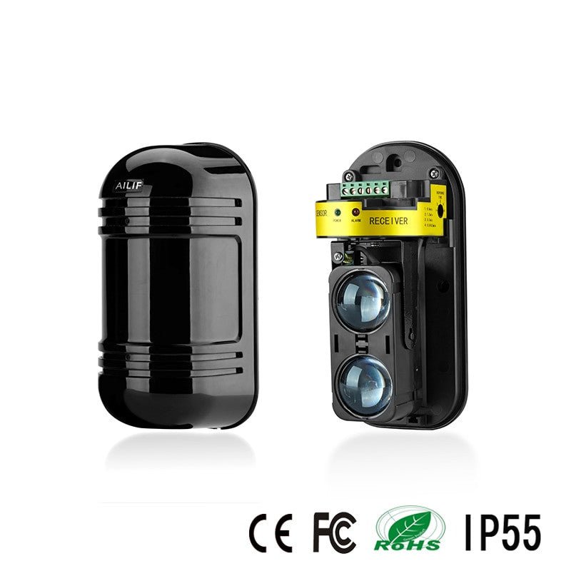 Anti-Rain Infrared Beam Detector Sensor Window Wall Barrier Detector 2 Beam - Unlucky’s Shop