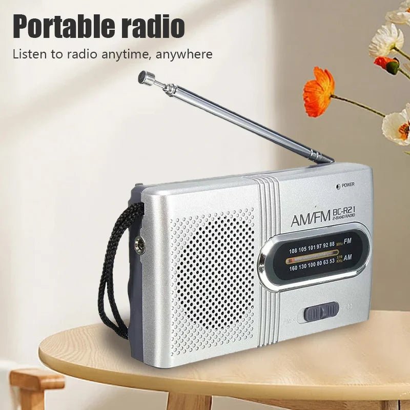 BC-R21 Mini AM/FM Portable Radio - Unlucky’s Shop