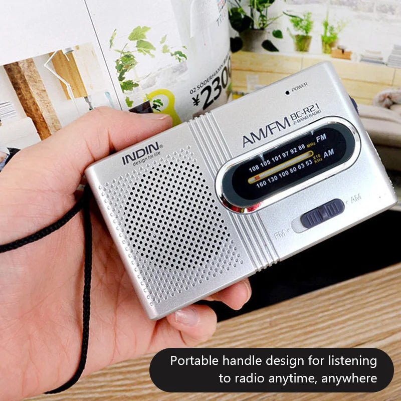 BC-R21 Mini AM/FM Portable Radio - Unlucky’s Shop