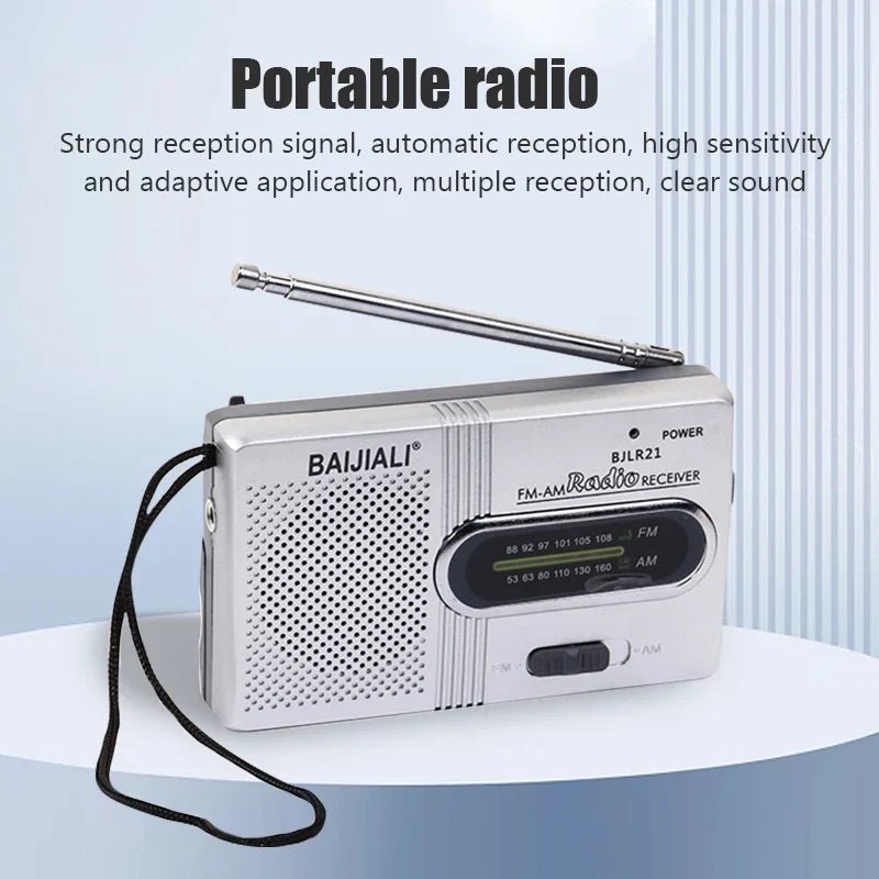 BC-R21 Mini AM/FM Portable Radio - Unlucky’s Shop